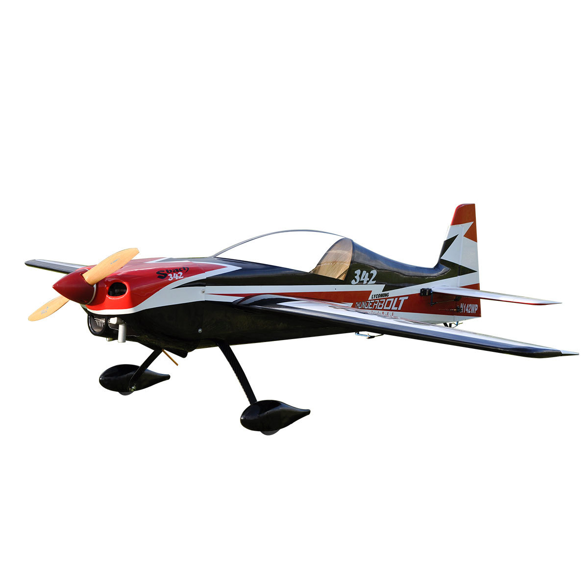 3D Sport Light Wood RC Model Aircraft Sbach342 Wingspan 1600mm Fixed Wing Airplane DIY Kit - Image 5
