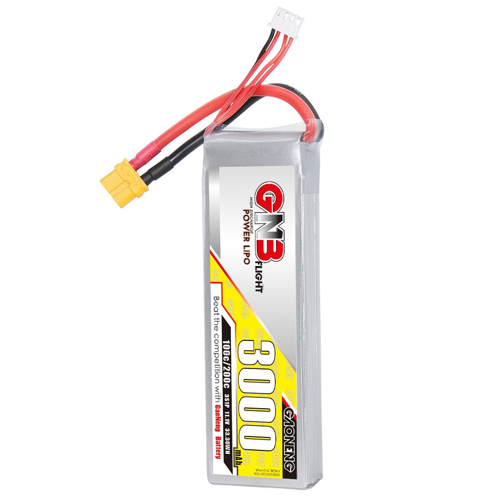 Акумулятор LiPo GNB 3000 мА·год, 3S, 11,1 В, 100C для моделей RC, літаків та дронів FPV GAONENG - Image 5