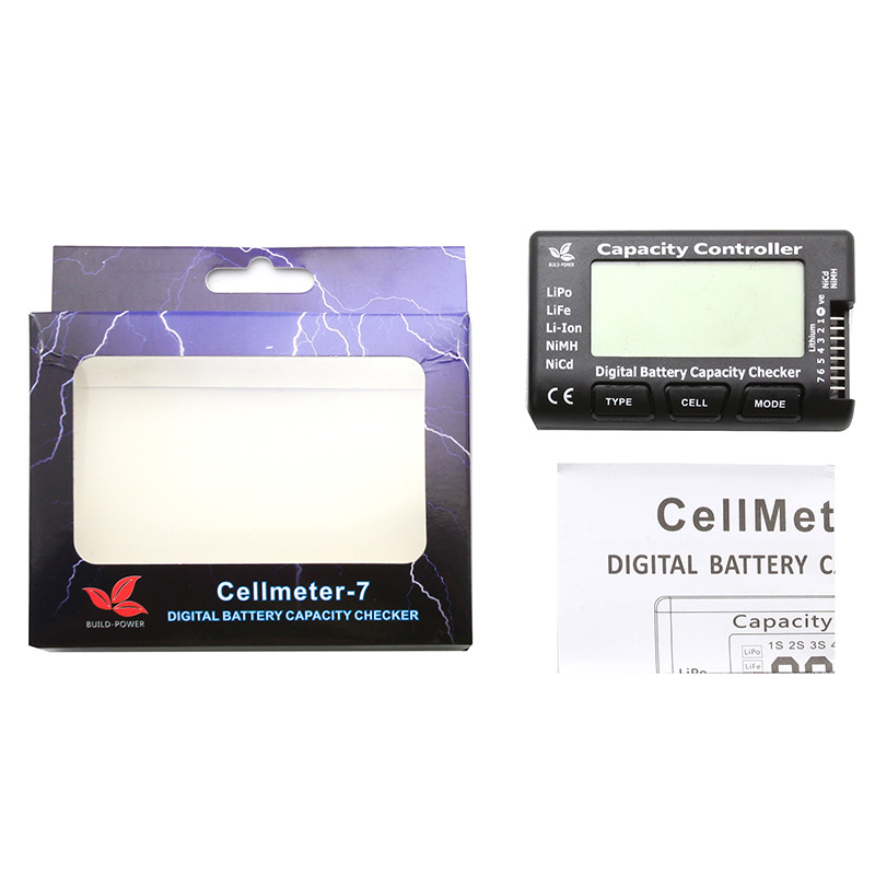 CellMeter 7 High Precision Digital Electric Display for NiMH NiCd LiPo 2S to 7S Batteries RC - Image 2