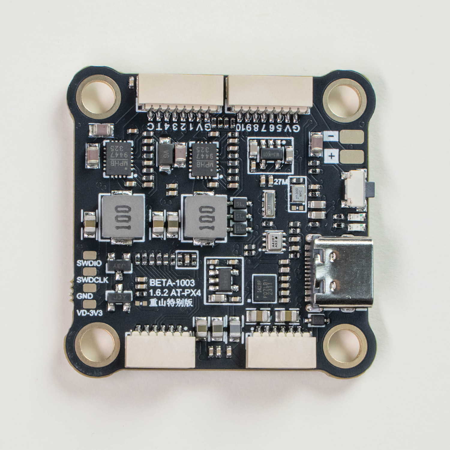 Greatmountain Chongshan AT32 F435V MT7 Flight Controller for FPV Racing Drone 30.5mm 20mm Stack - Image 5