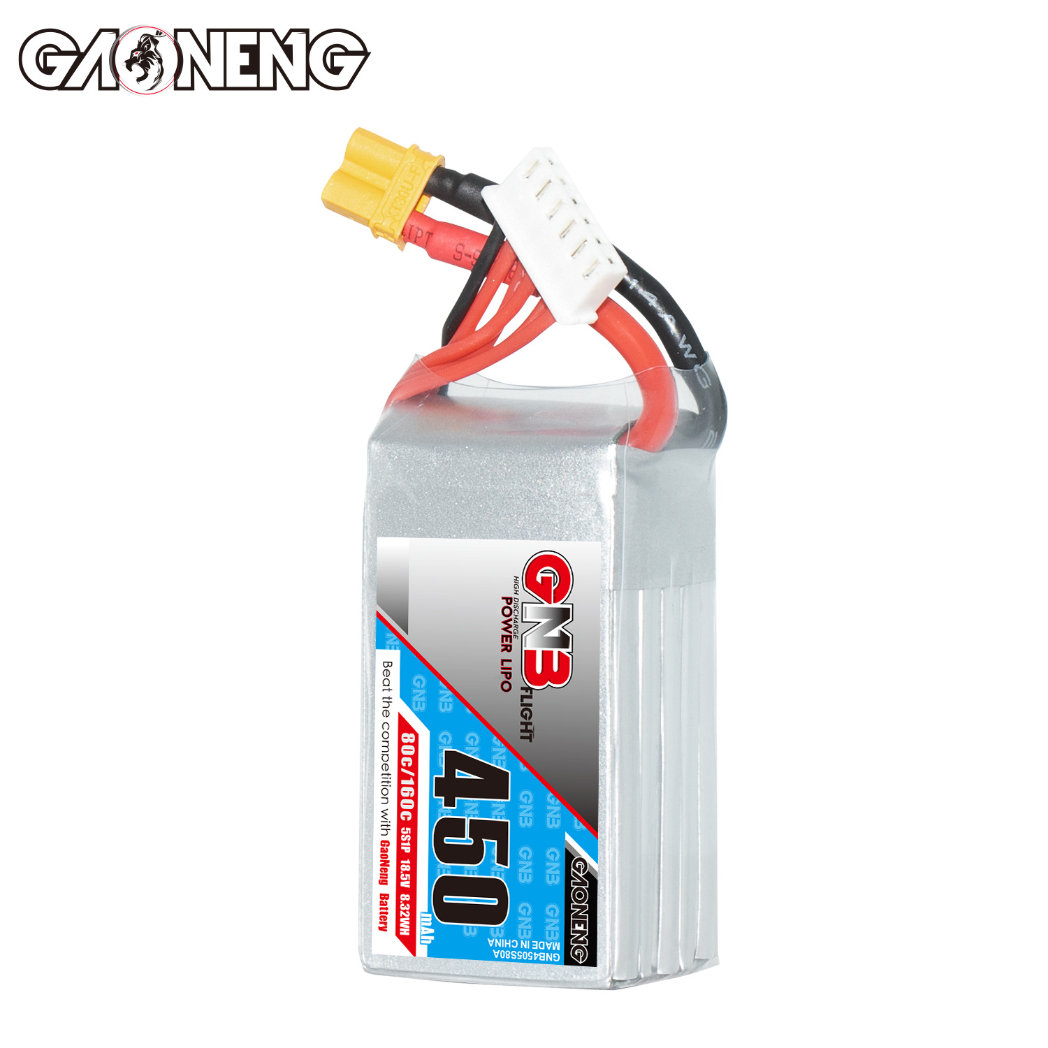 GNB 450mAh 5S 18,5V 80C LiPo-Akku für FPV-Renn-Drohnen und Goaneng-Flugmodelle - Image 5