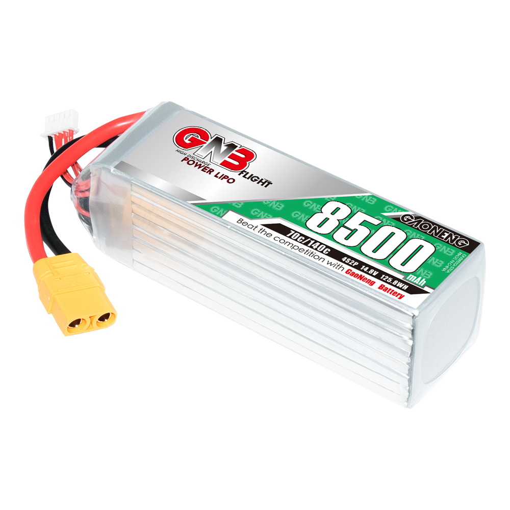 LiPo-акумулятор GNB High Energy 8500 мА·год 4S 14,8 В 70 C для радіокерованих автомобілів, моделей кораблів та гелікоптерів - Image 5