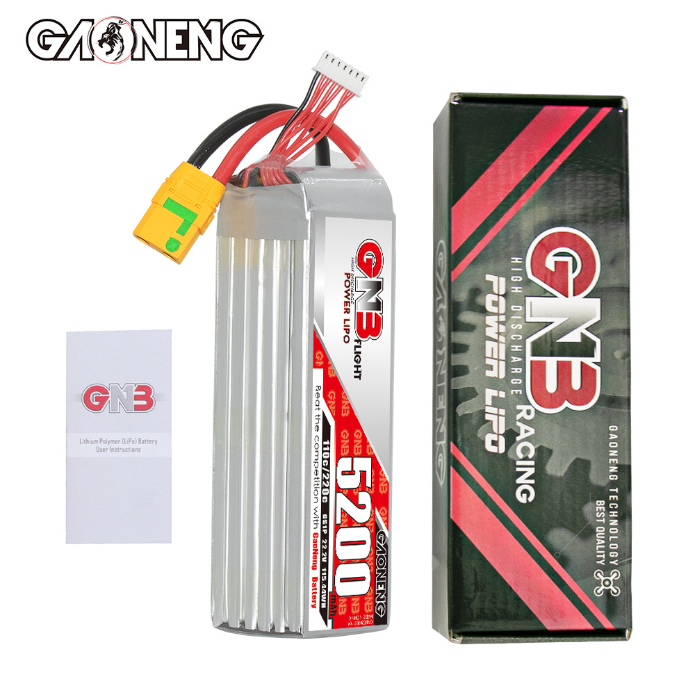 GNB High Energy 5200mAh 6S 22.2V 110C LiPo-Akku für RC-Autos, Schiffe, Panzer und Hubschrauber - Image 4