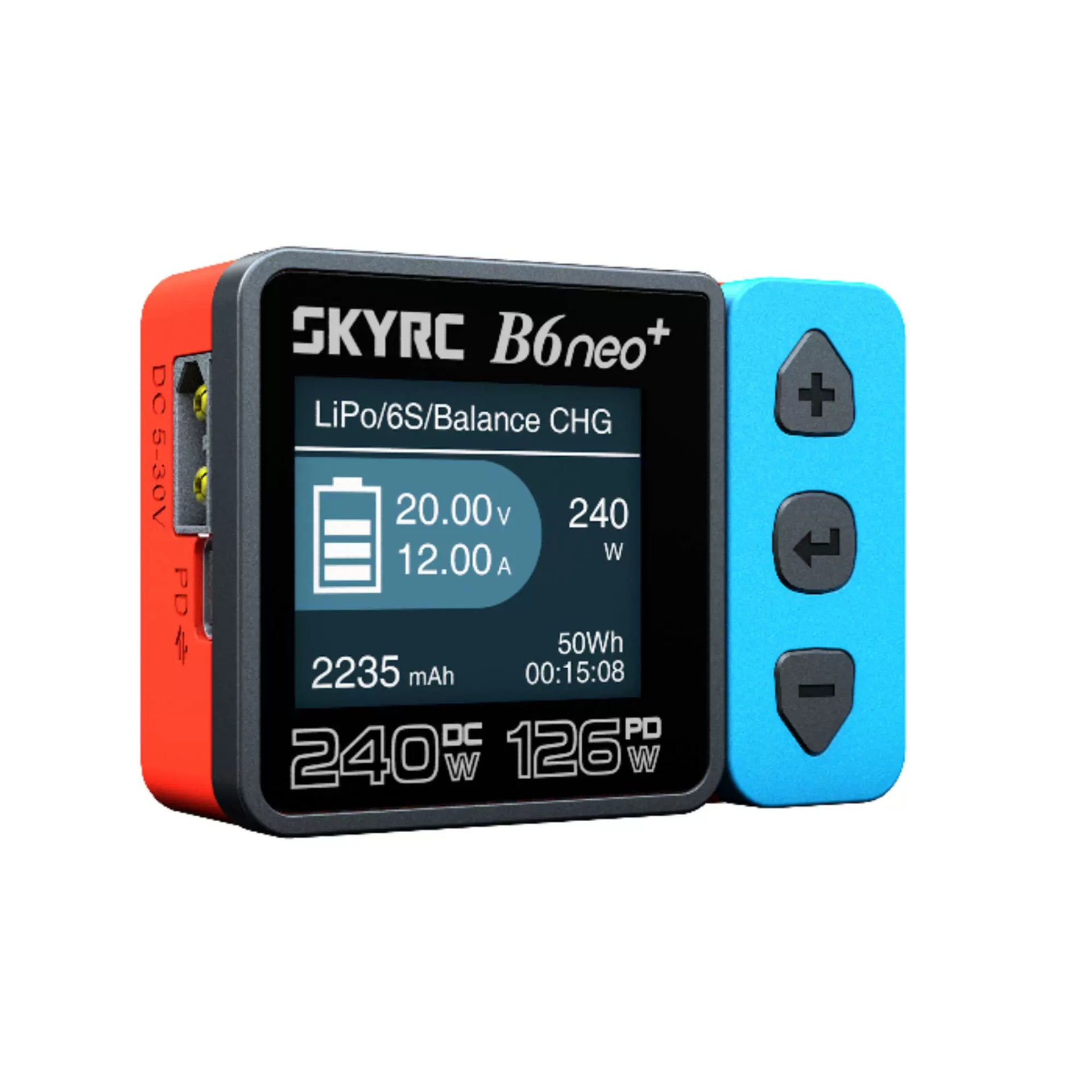 Skyrc B6Neo Plus Mini Intelligent High Power 1-6S Lipo Battery Balance Charger - Image 3