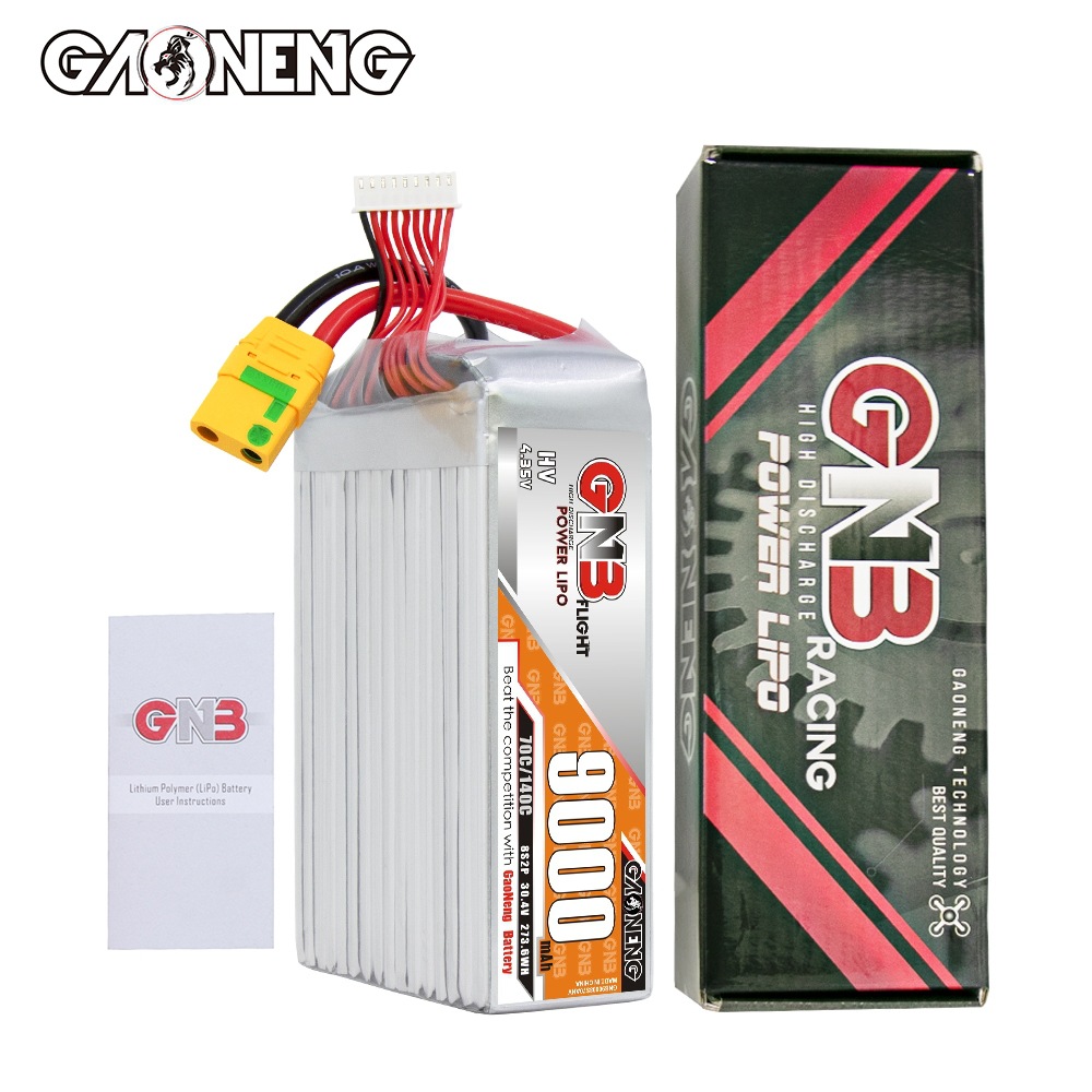 Аккумулятор GNB High Energy на 9000 мАч, 8S, 30,4 В, 70 C для RC-дронов и вертолетов - Image 4