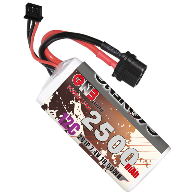 GNB 2500mAh 2S 7,4V 12C LiPo 18650 FPV-Akku für RC-Flugmodelle - Image 5