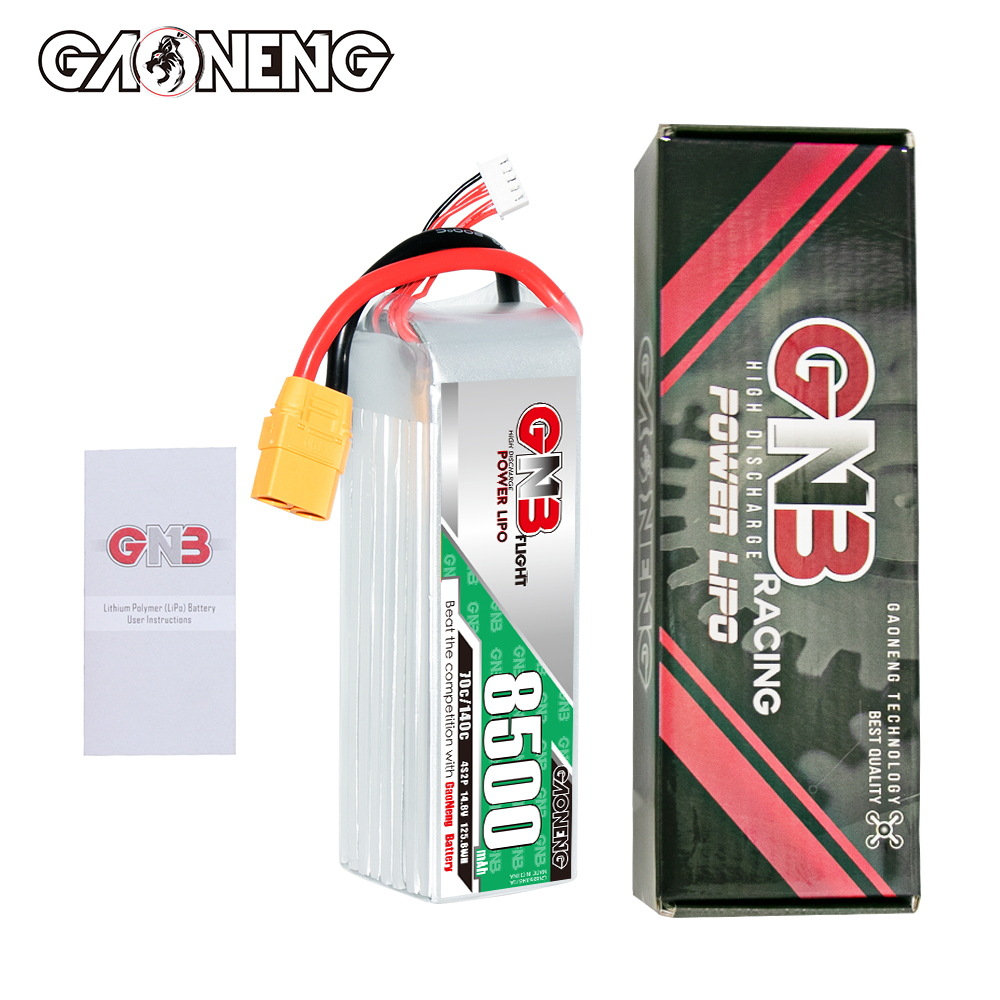 LiPo-акумулятор GNB High Energy 8500 мА·год 4S 14,8 В 70 C для радіокерованих автомобілів, моделей кораблів та гелікоптерів - Image 4