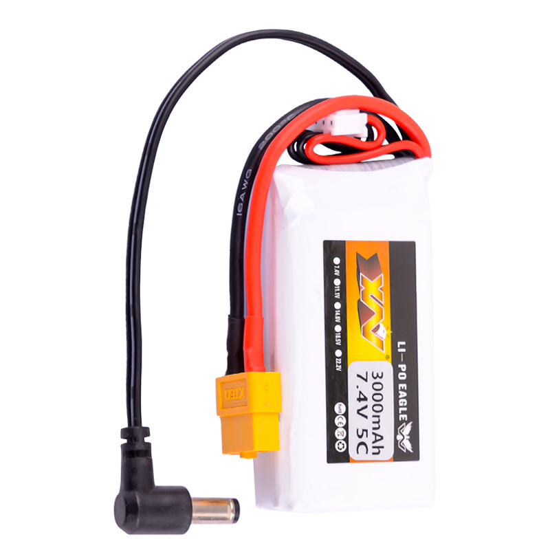 Eagle King 3000mAh 2S 74V 5C Lipo Battery for FPV Goggles Drone - Image 2