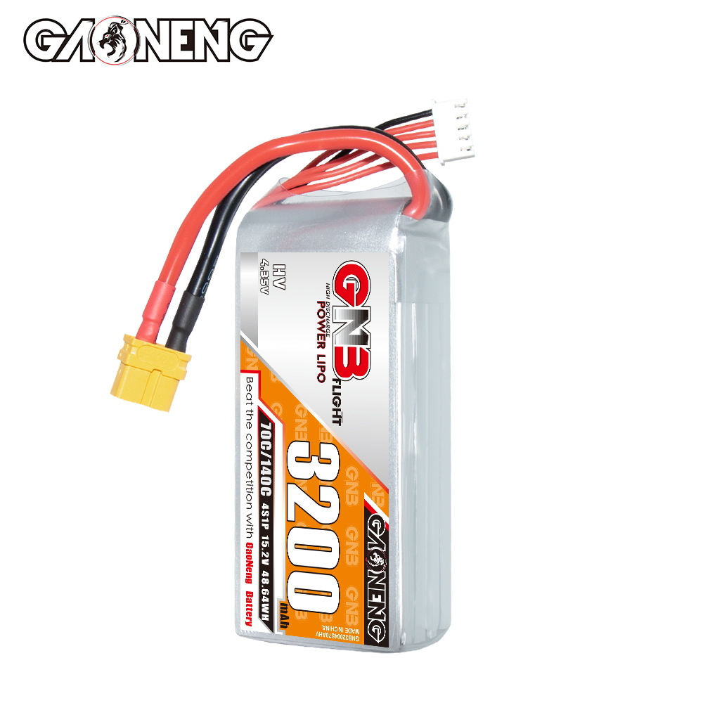 Аккумулятор GNB High Energy емкостью 3200 мАч, 4S, 15,2 В, 70 C для вертолетов и моделей FPV RC – GNB32004S70AHV - Image 3