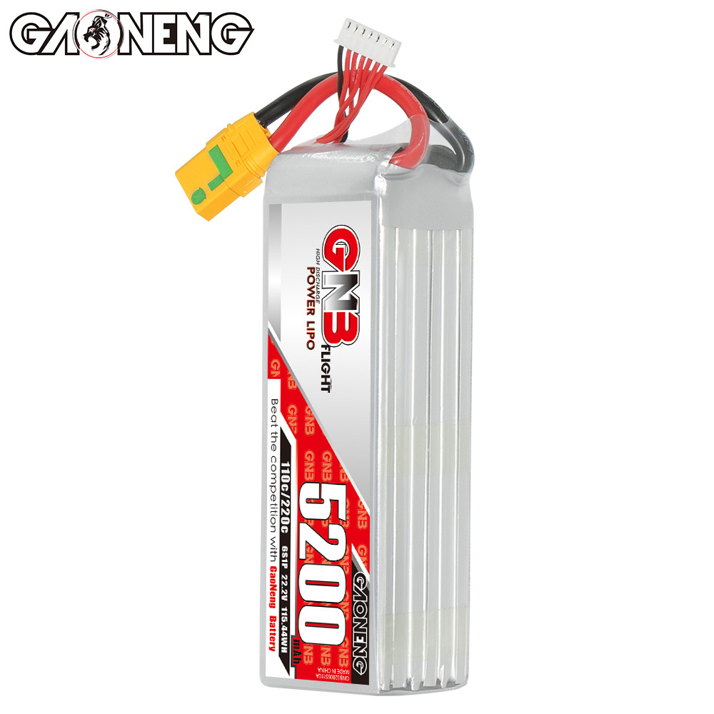 GNB High Energy 5200mAh 6S 22.2V 110C LiPo-Akku für RC-Autos, Schiffe, Panzer und Hubschrauber - Image 5