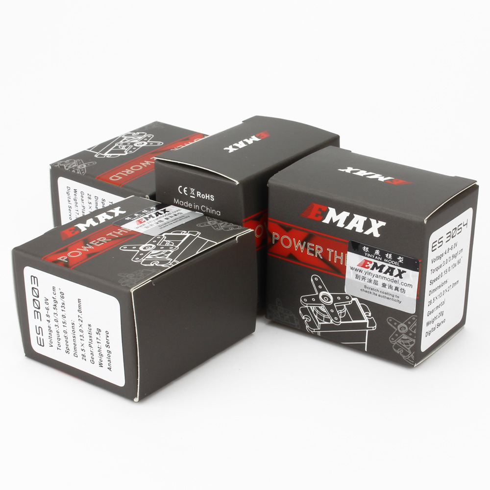 EMAX Yinyan ES3054 Digital Metal Gear Servo 17g for Fixed Wing Aircraft - Image 2
