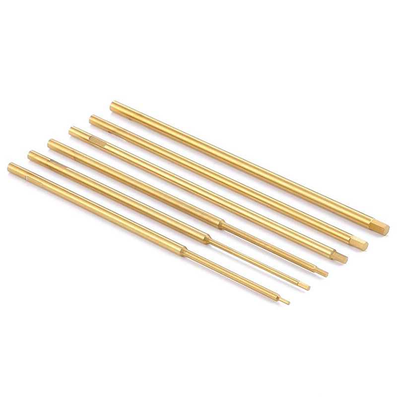 Hexagon Socket Screwdriver Set High Speed Steel Titanium Plated Golden Bits 09 127 15 20 25 30mm for FPV Drone RC Models - Image 4