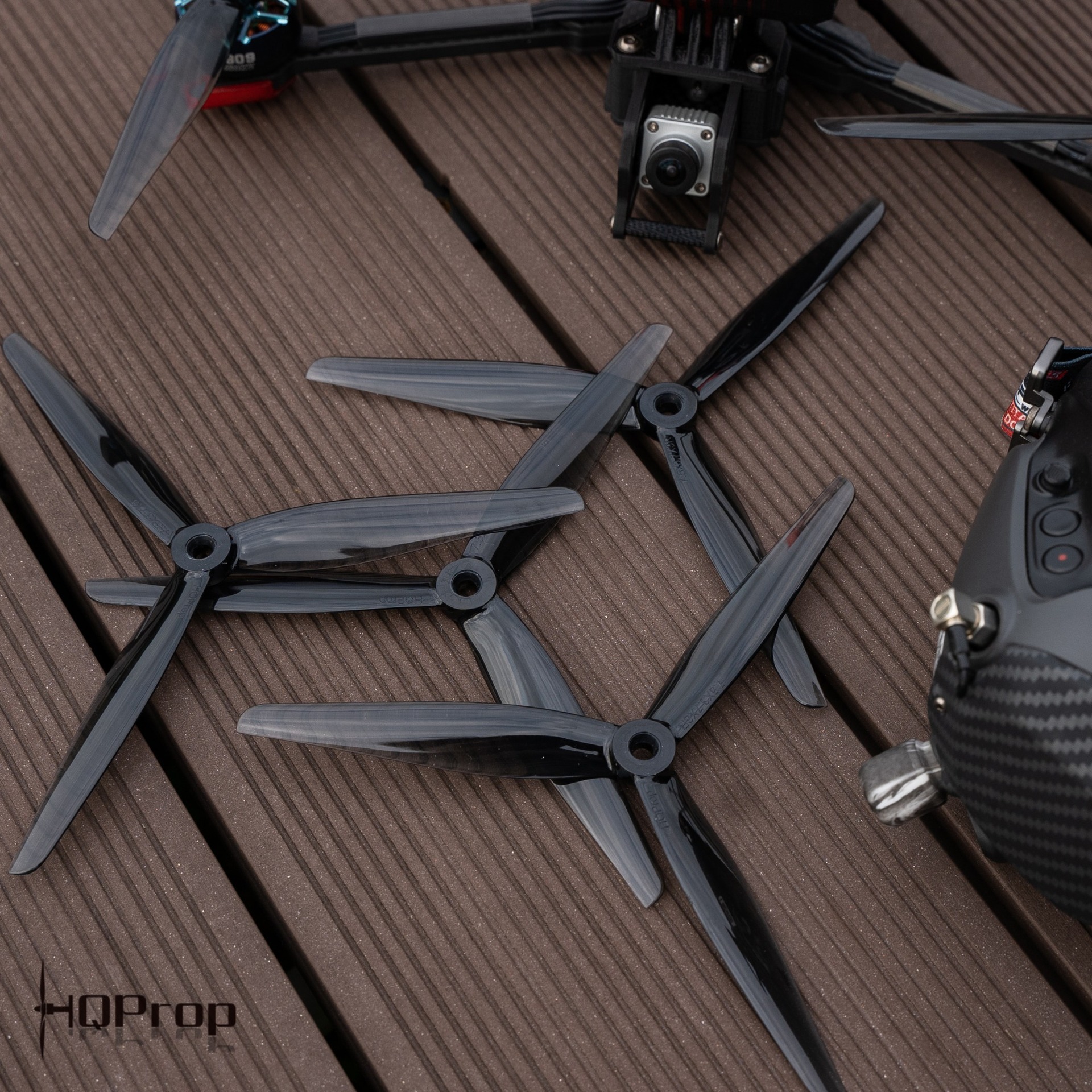 HQProp 7X3.5X3 Nylon Three Blade Propeller 7inch 2 Pairs FPV Racing Long Distance - Image 2