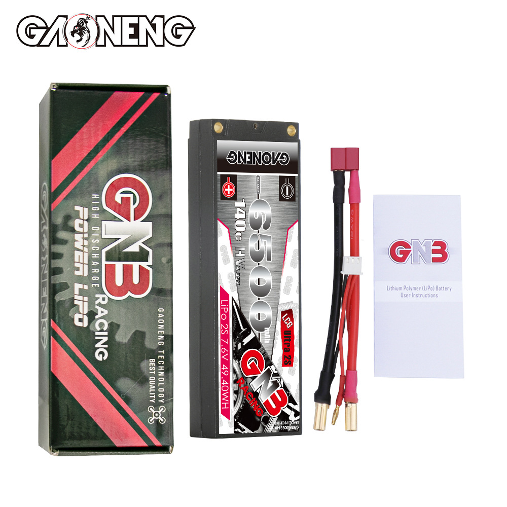 GNB High Energy 6500 mAh 2S 7,6 V 140°C LCG HV-Lithiumbatterie für 1:10-RC-Rennwagen - Image 4