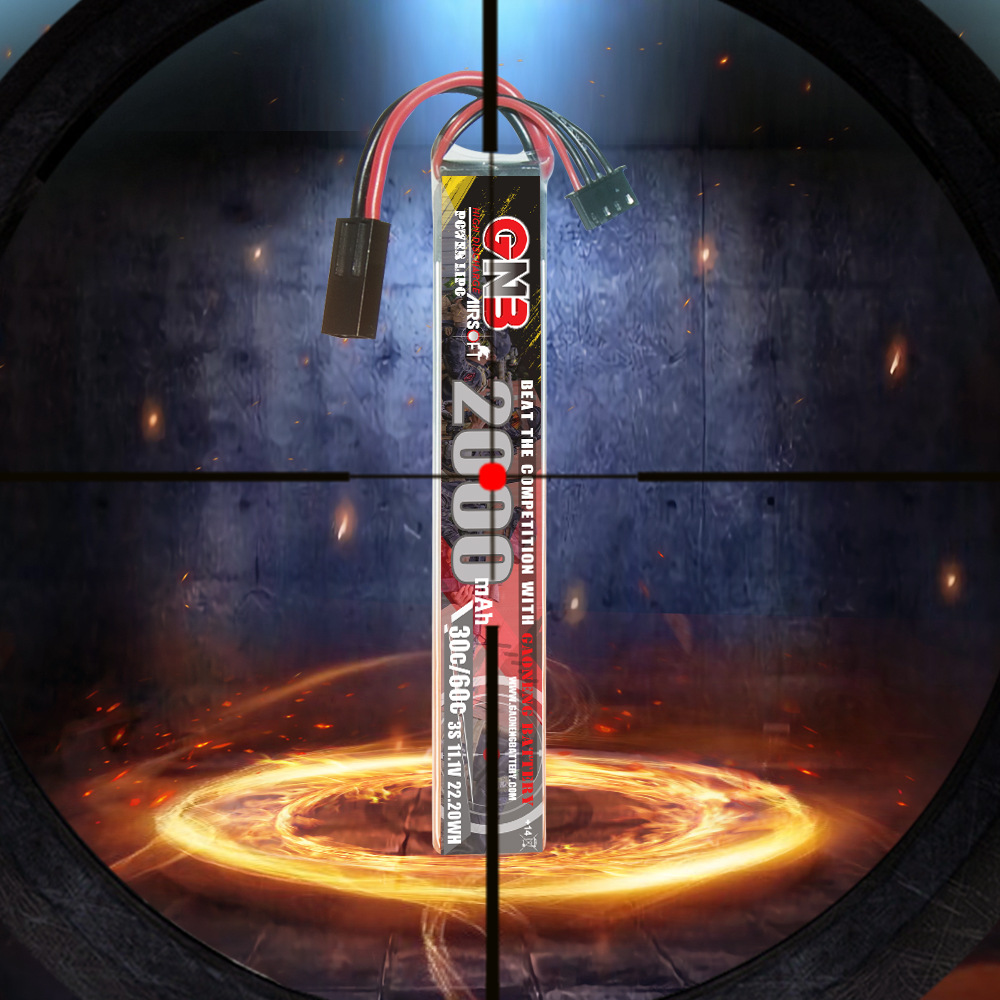GNB High Energy 2000mAh 3S 11.1V 30C LiPo-Akku für elektrische Spielzeuge und CS-Real-Field-Ausrüstung - Image 5