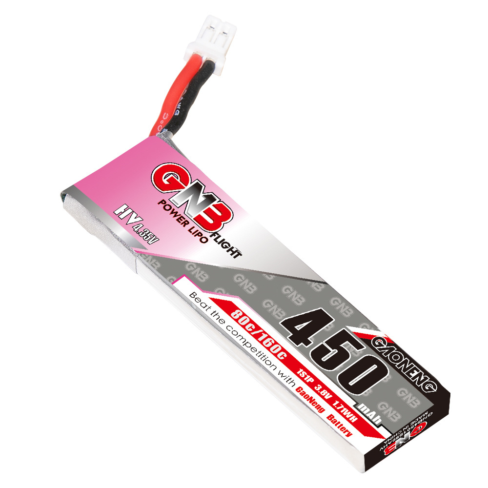 Gnb High Energy 450mAh 1S 3.8V 80C HV Lipo Battery for Tinyhawk S II Indoor XING - Image 3