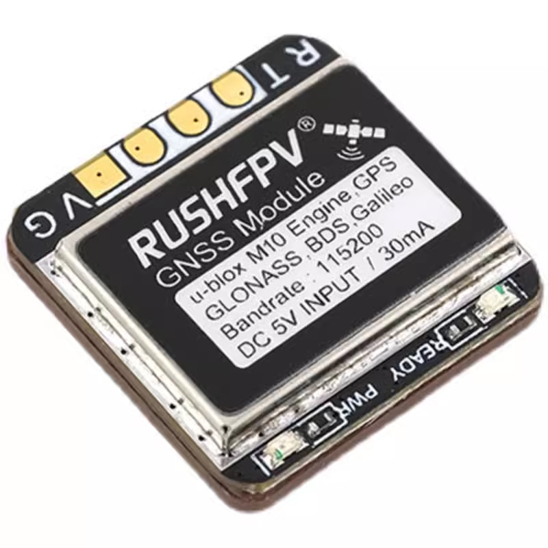 RushFPV GNSS MINI Navigation Unit GPS Dual Protocol for FPV Traversing Aircraft Fixed Wing Return Rescue - Image 5