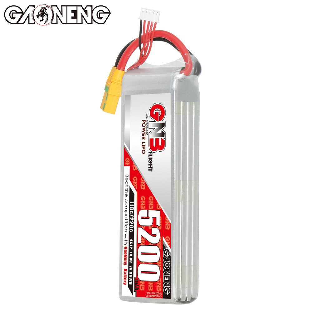 GNB High Energy 5200 mAh 4S 14,8 V 110°C LiPo-Akku für RC-Autos, Schiffe, Panzer und Hubschrauber - Image 5