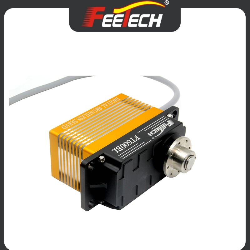 Feite FT600BL 24V 600KG Brushless Motor Full Aluminum Shell Steel Gear 180 Degree Digital Servo Steering Gear - Image 2