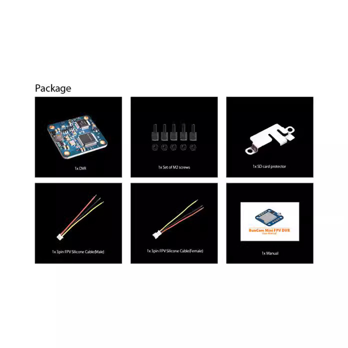 Runcam Mini FPV DVR Drone Lossless Video Output Records High Frequency Vibration Motor Audio - Image 4