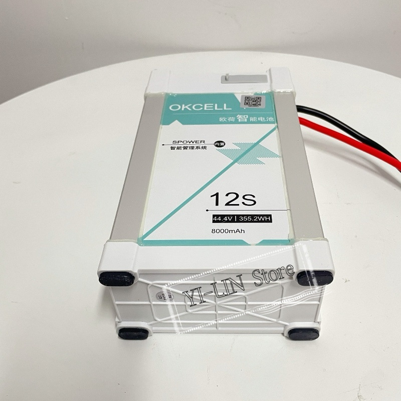Ouhezhengfang intelligente Batterie 8000 mAh, 12S, 44,4 V für Modellflugzeuge und Drohnen zur Pflanzenschutzanwendung G06 - Image 3