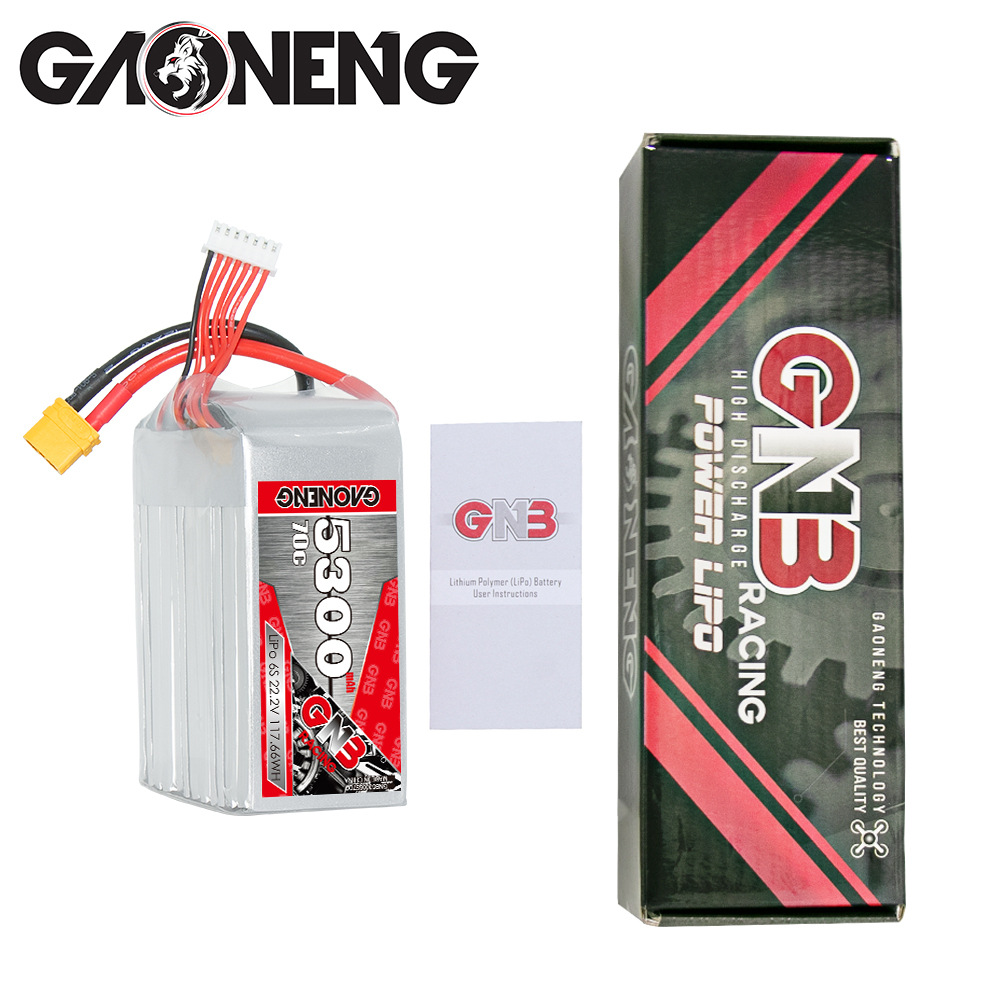 GNB High Energy 5300mAh 6S 22.2V 70C LiPo-Akku für RC-Autos, Schiffe, Flugzeuge und Roboter-Modelle - Image 4