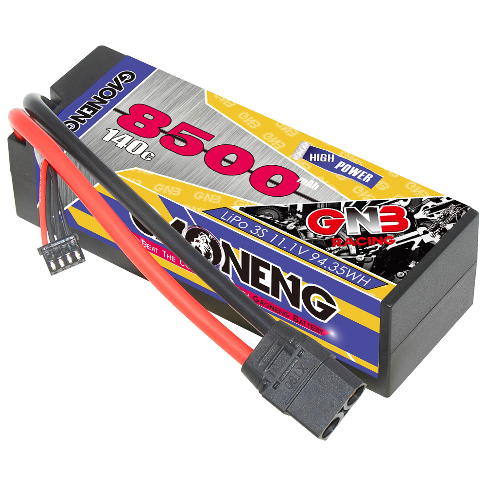 GNB High Energy 8500mAh 3S 11.1V 140°C LiPo-Akku für 1/10-Drift- und Big-Foot-Modelle GNB85003S140W - Image 5