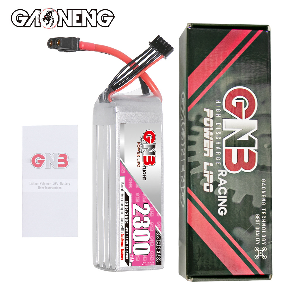 GNB 2300mAh 4S 14,8V 130C LiPo-Akku für FPV-Renn-Drohnen und Segelflugmodelle - Image 4