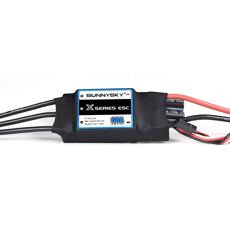Langyu 2-6S 40A 60A 80A Brushless ESC for Fixed-Wing Ducted KF Plane RC Models - Image 3