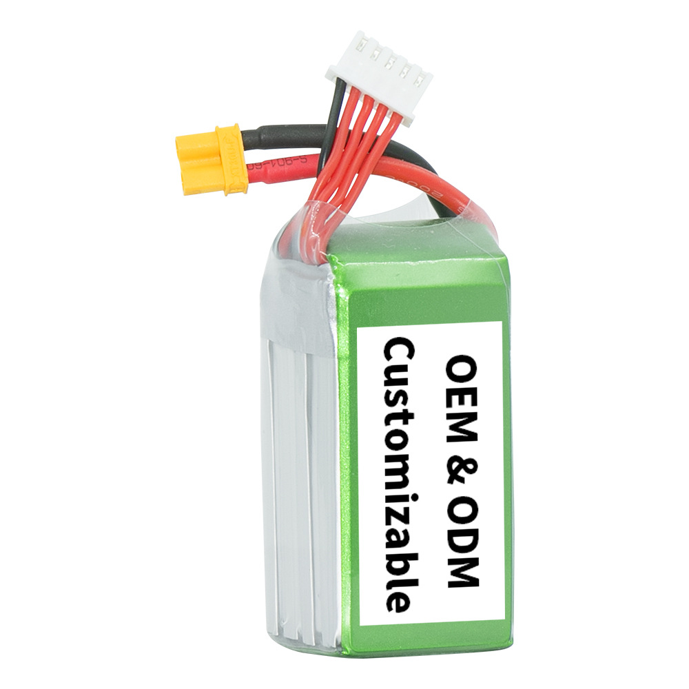 GNB High Energy 4S 14,8 V Lithium-Polymer-Akku mit 650 mAh bis 900 mAh für RC-Drohnen und FPV-Modelle - Image 2