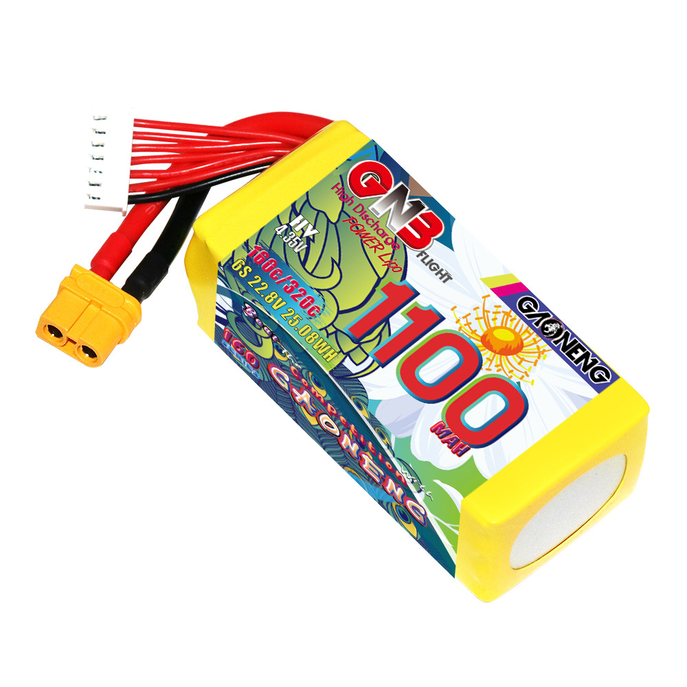 Аккумулятор GNB High Energy 1100 мАч 6S 22,8 В 160°C для FPV-дронов - Image 5