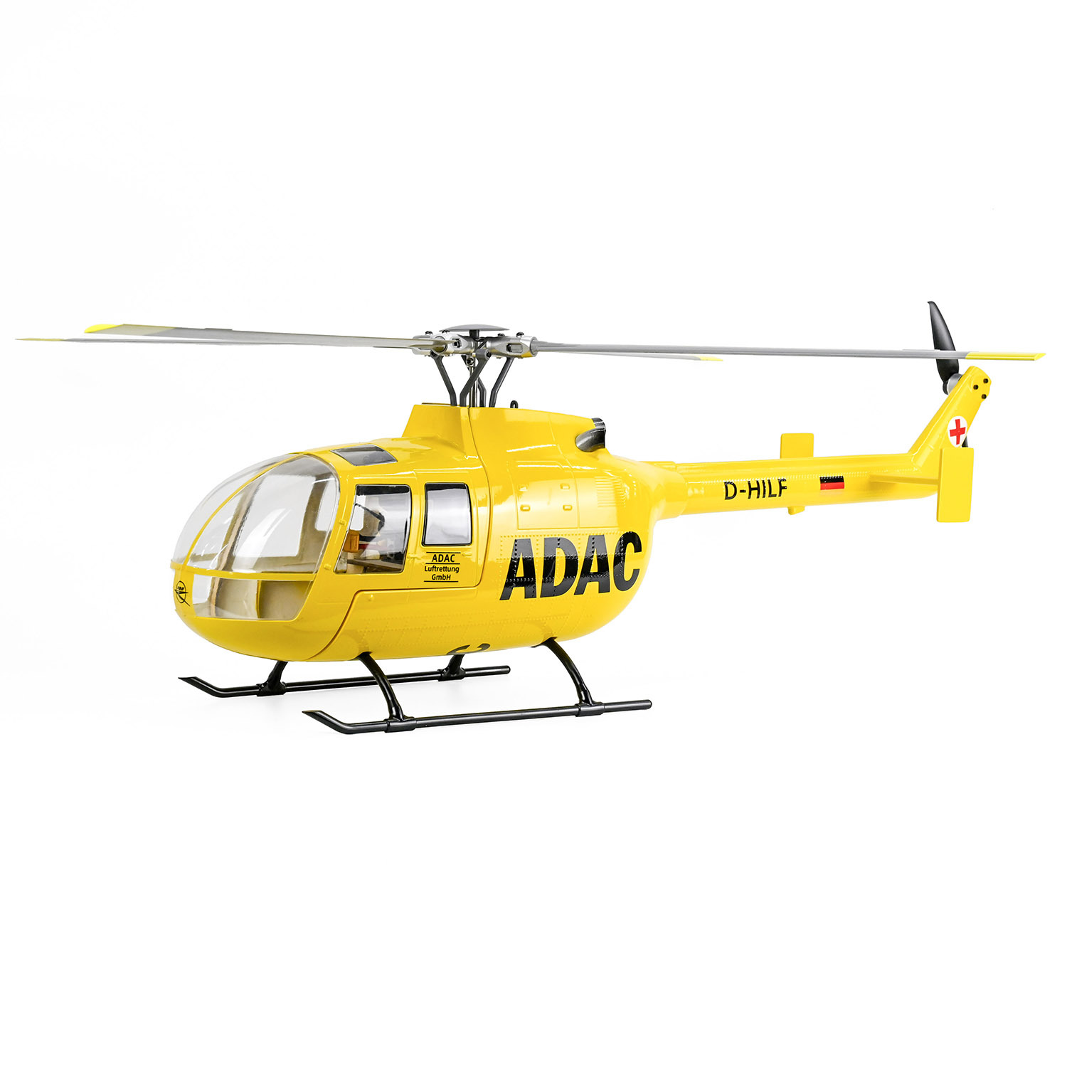 Flying Wing Bo105 Helicopter 450L Single Rotor Simulation RC Model Aircraft Ace Flight Control - Image 2