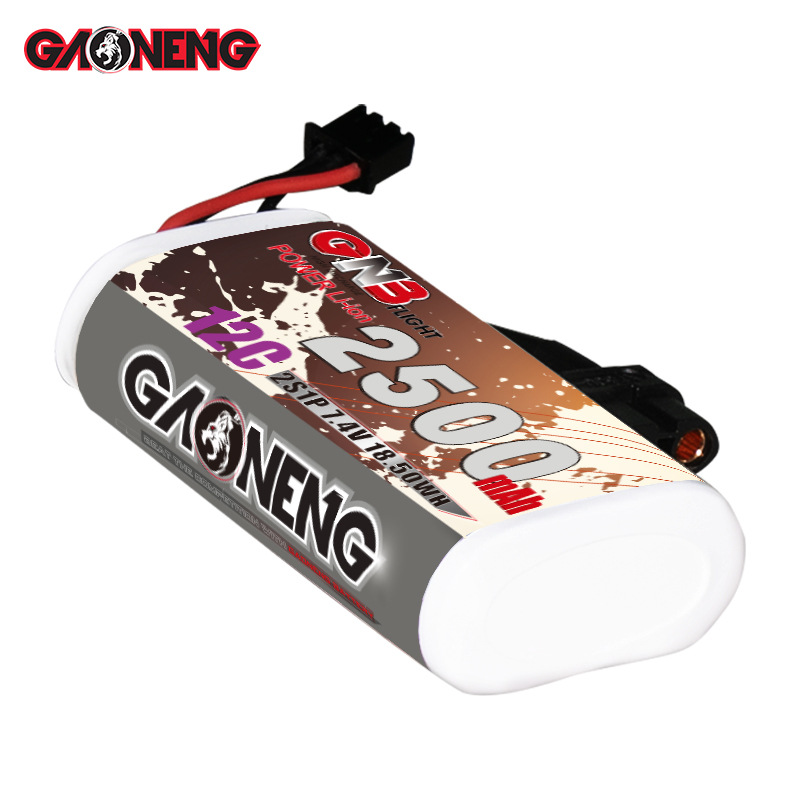 GNB 2500mAh 2S 7,4V 12C LiPo 18650 FPV-Akku für RC-Flugmodelle - Image 3