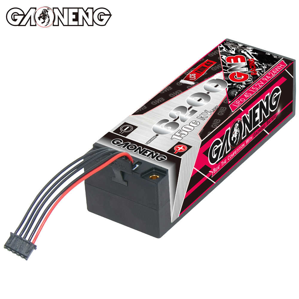 GNB High Energy 6200 mAh 4S 150°C LCG HV-LiPo-Akku für 1/8-RC-Cars - Image 3
