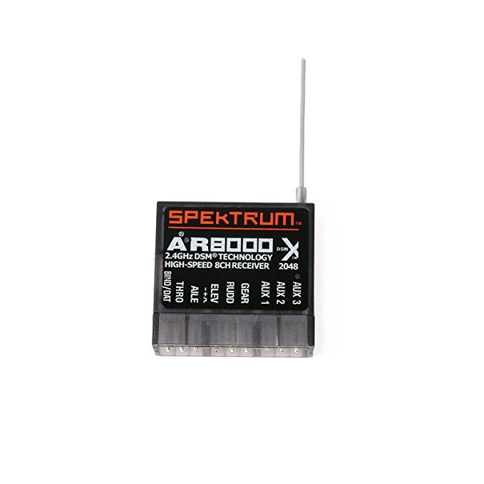 Spm Ar8000 8 Channel DSM2 DSMX Receiver Satellite for DX6I - Image 2