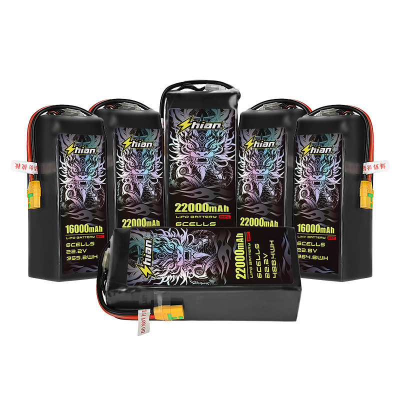 16000mAh 12S 25C 456V Ultra Long Duration LiPo Battery for Plant Protection Drones - Image 5