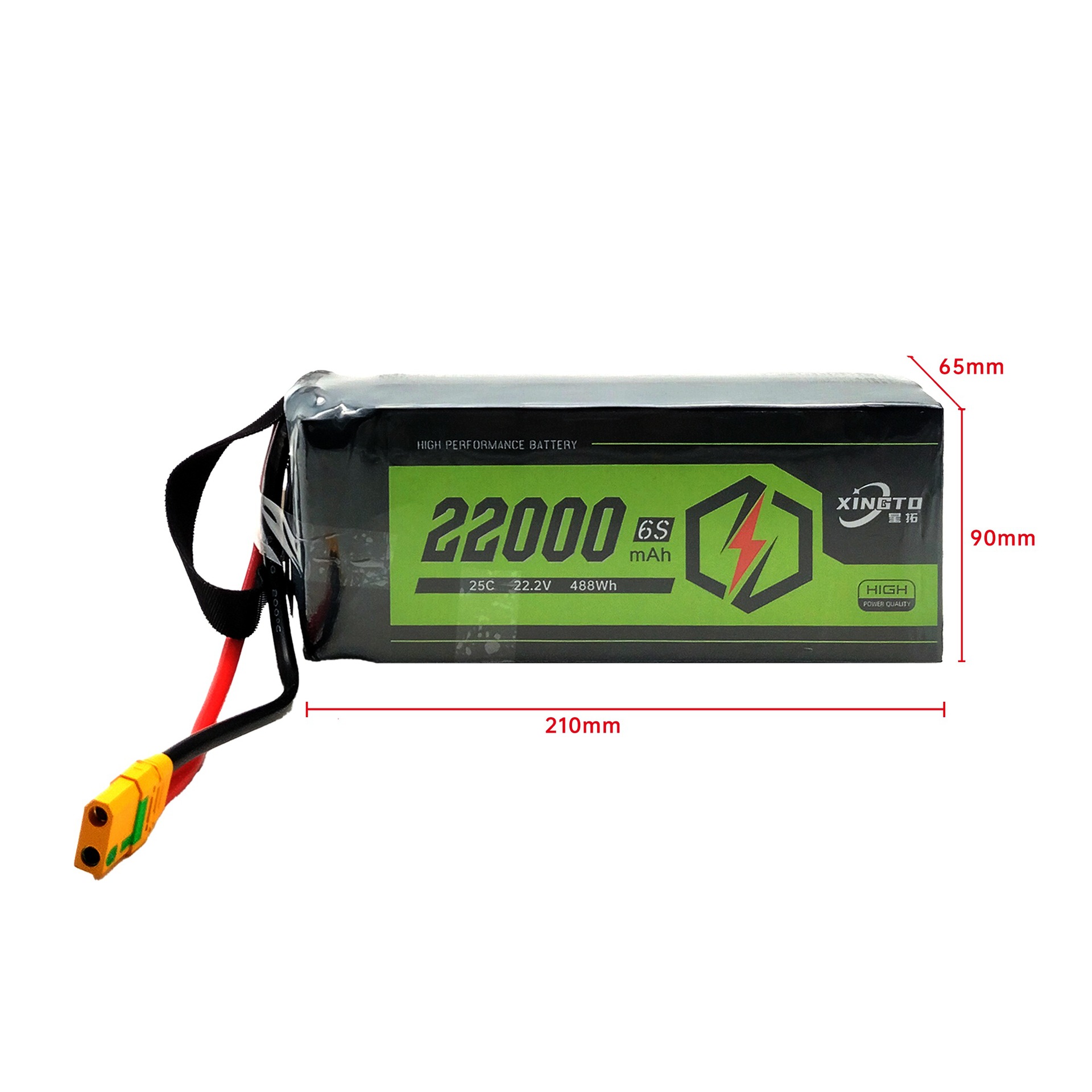 Xingtuo Drohne 6S 22000 mAh 25C Hochleistungs-LiPo-Akku für Trainings- und Bildungszwecke - Image 3