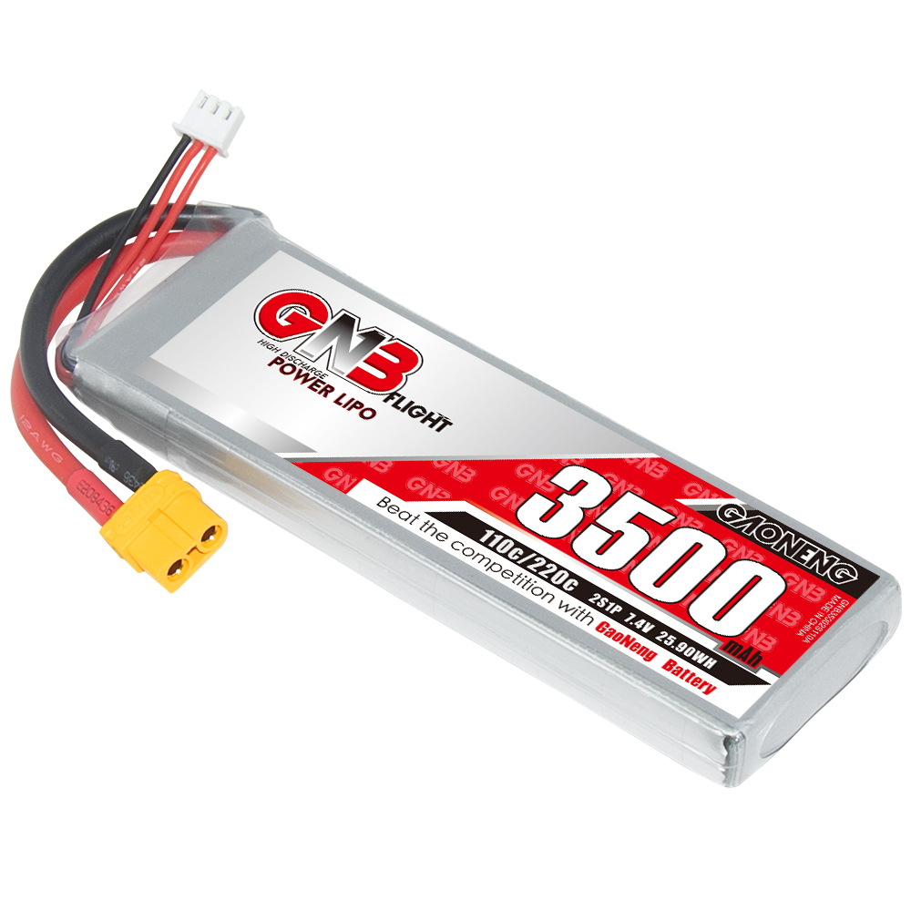 GNB High Energy 3500mAh 2S 7,4V 110C LiPo-Akku für RC-Autos, Modellschiffe, Flugmodelle, FPV-Spielzeug – individueller Stecker - Image 5