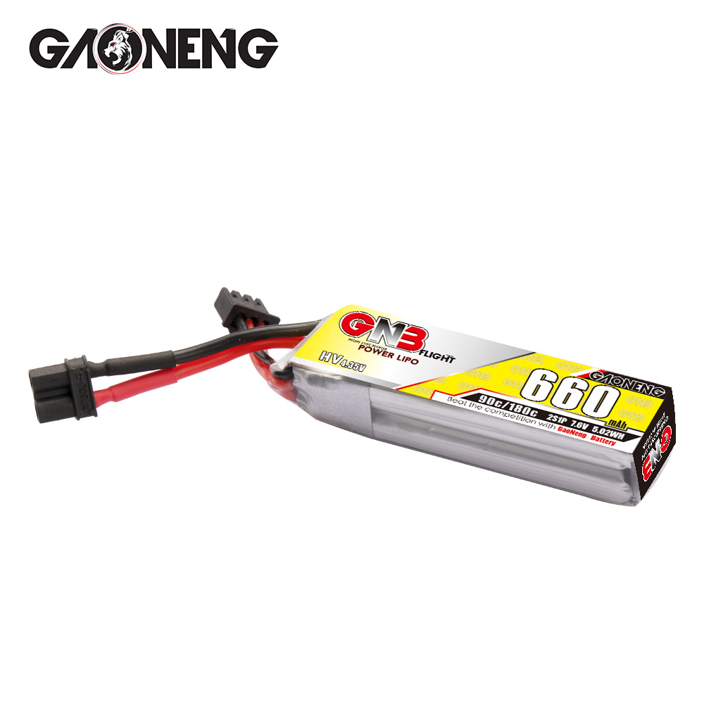 Акумулятор GNB High Energy на 660 мА·год, 2S, 7,6 В, 90°C для квадрокоптерів FPV та моделей літаків - Image 3