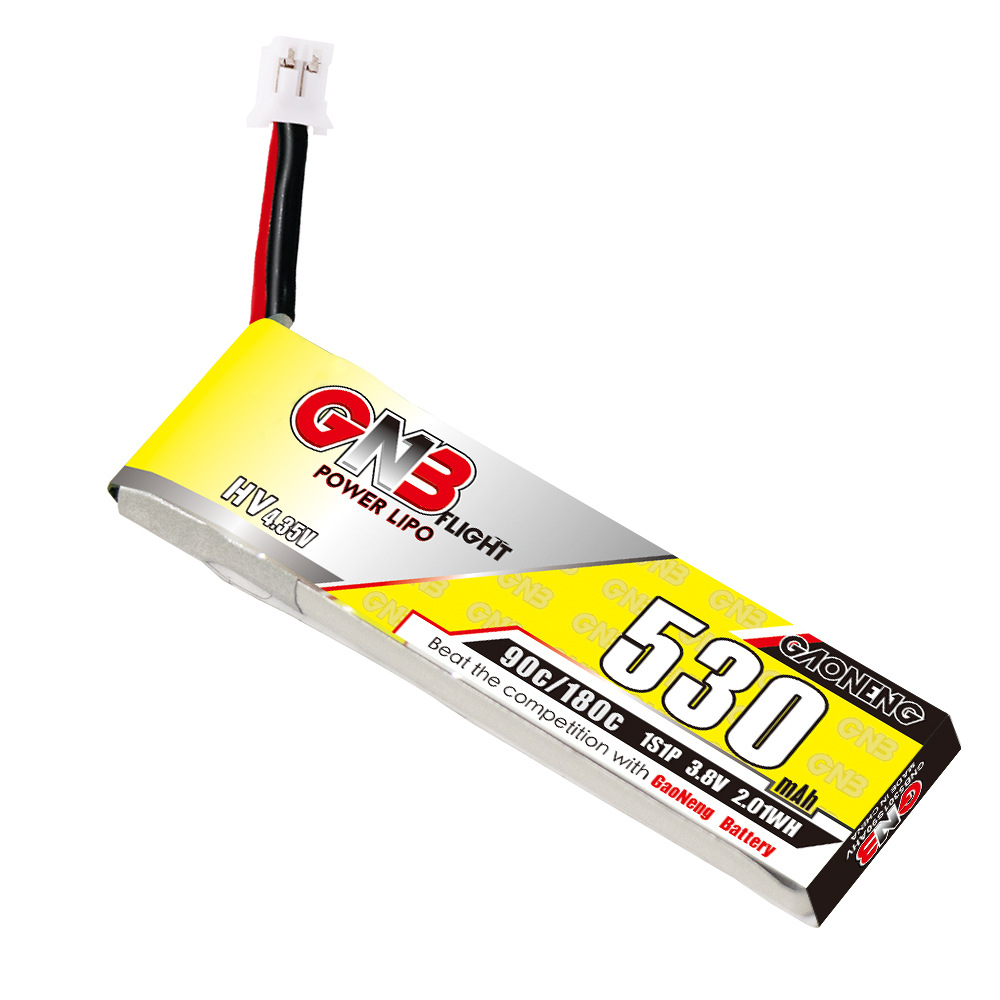 GNB 530mAh 1S 3.8V 90C HV LiPo Battery for 2.5 Inch FPV Drone BNF Models - Image 3