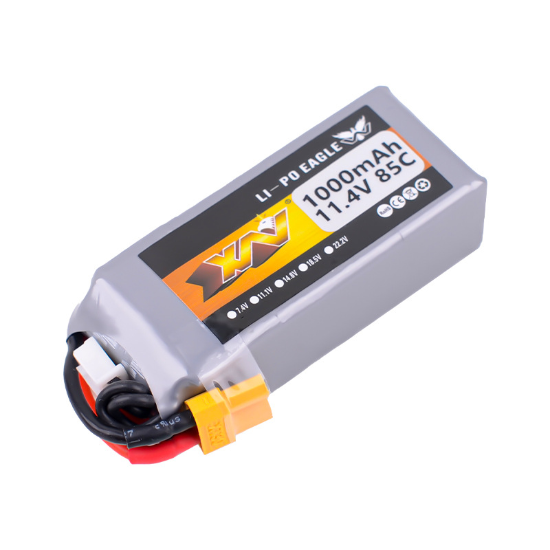 Eagle King 1000MAH 85C High Voltage Valley S2 Model Stunt 3D Helicopter 11.4V 3S Battery Longyu M2 XT60 Connector - Image 4