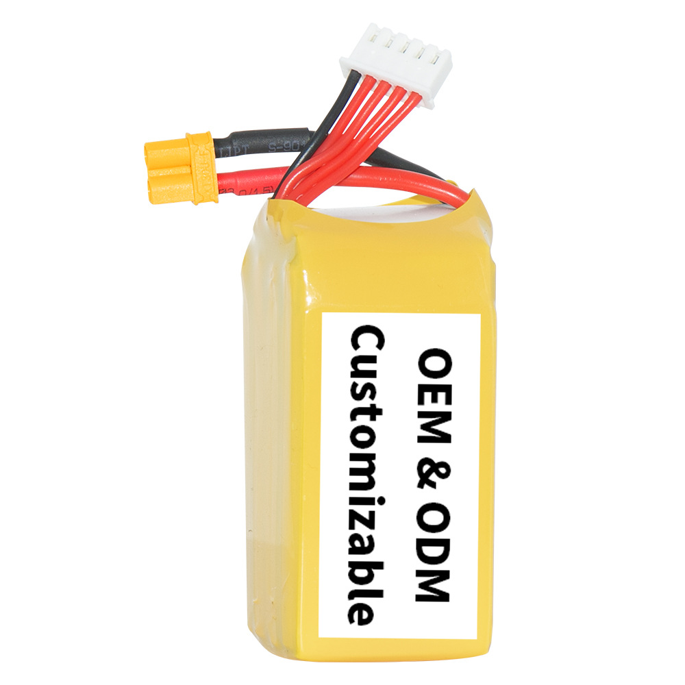 GNB High Energy 4S 14,8 V Lithium-Polymer-Akku mit 650 mAh bis 900 mAh für RC-Drohnen und FPV-Modelle - Image 2