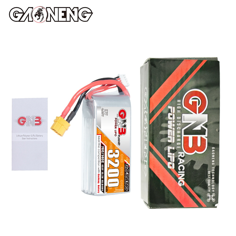 Аккумулятор GNB High Energy емкостью 3200 мАч, 4S, 15,2 В, 70 C для вертолетов и моделей FPV RC – GNB32004S70AHV - Image 4