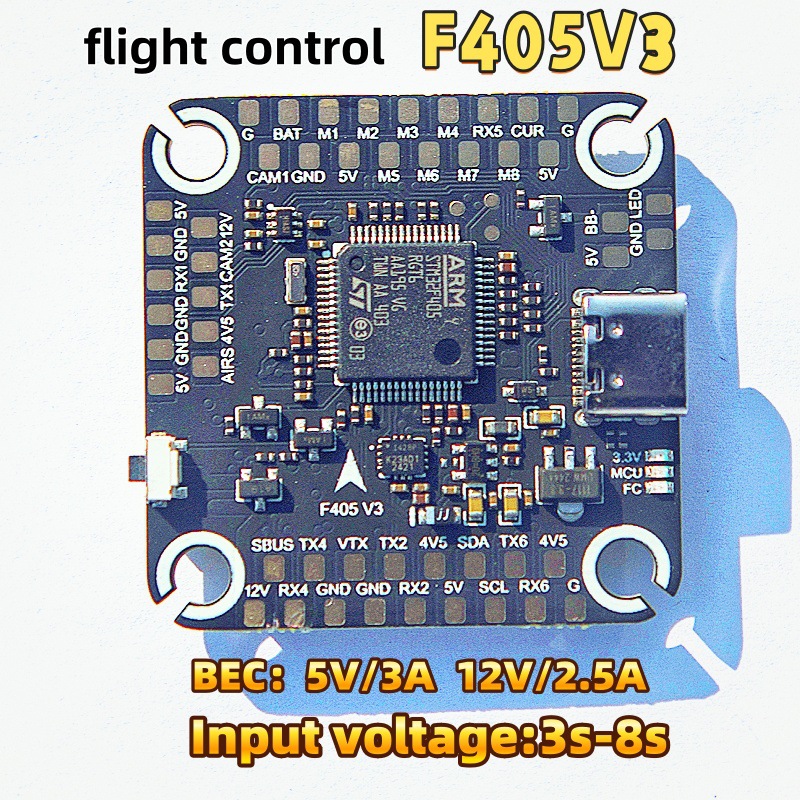 Контроллер полета F405ICM 6S V2 – материнская плата для гоночных квадрокоптеров DJI FPV - Image 2