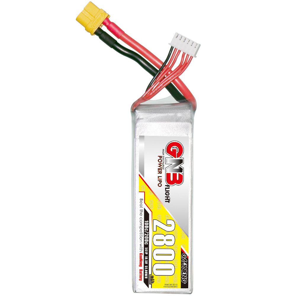GNB High Energy 2800mAh 5S 18.5V 100C LiPo Battery for RC Car Ship Aircraft FPV - Image 5