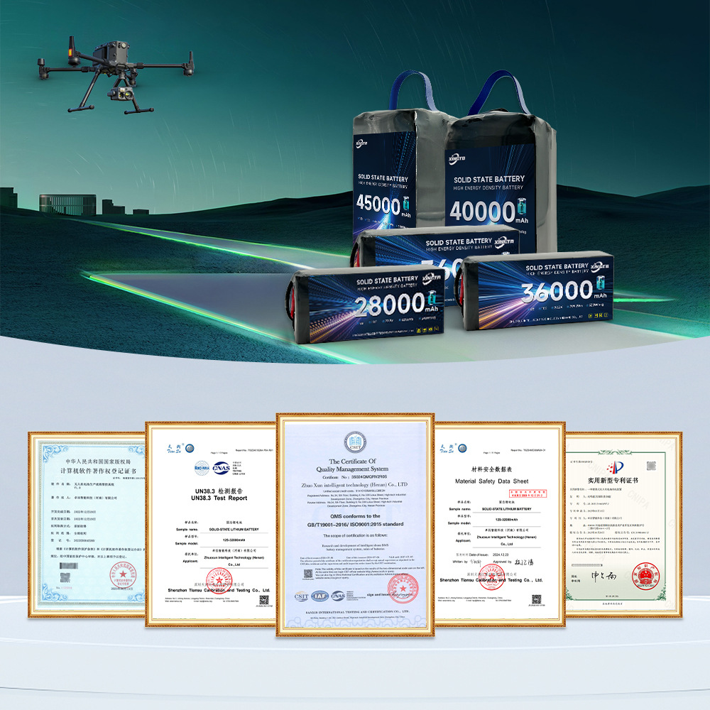 Xingtuo 14S 40000Mah 340Wh Kg Drone Solid-State Lithium Battery High Energy Density - Image 4