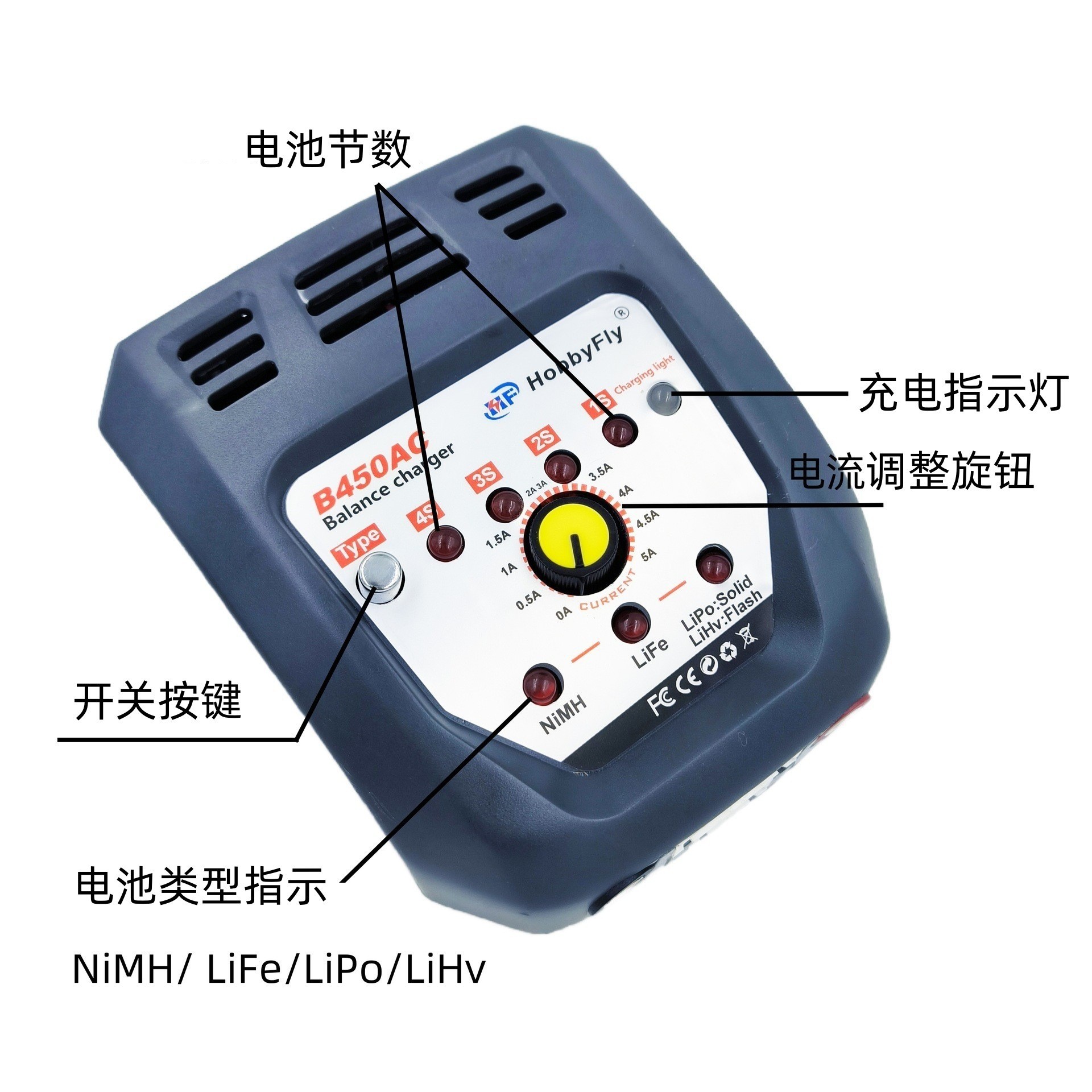 IMAX B6 B450AC Intelligent Balance Charger 2-4S LiPo NiMH NiCd Battery RC Car Boat Model - Image 5