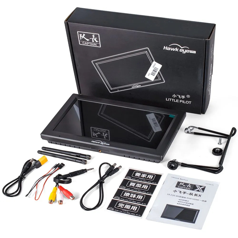 Eagle Eye Little Flyer Captain X 10 2inch FPV Drone Video Receiver Screen Monitor DVR - Image 4