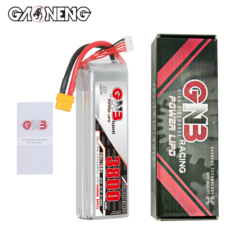 GNB Hochleistungs-LiPo-Akku mit 3800 mAh, 4S, 15,2 V und 50 C für RC-Autos, Schiffe und Flugmodelle - Image 4