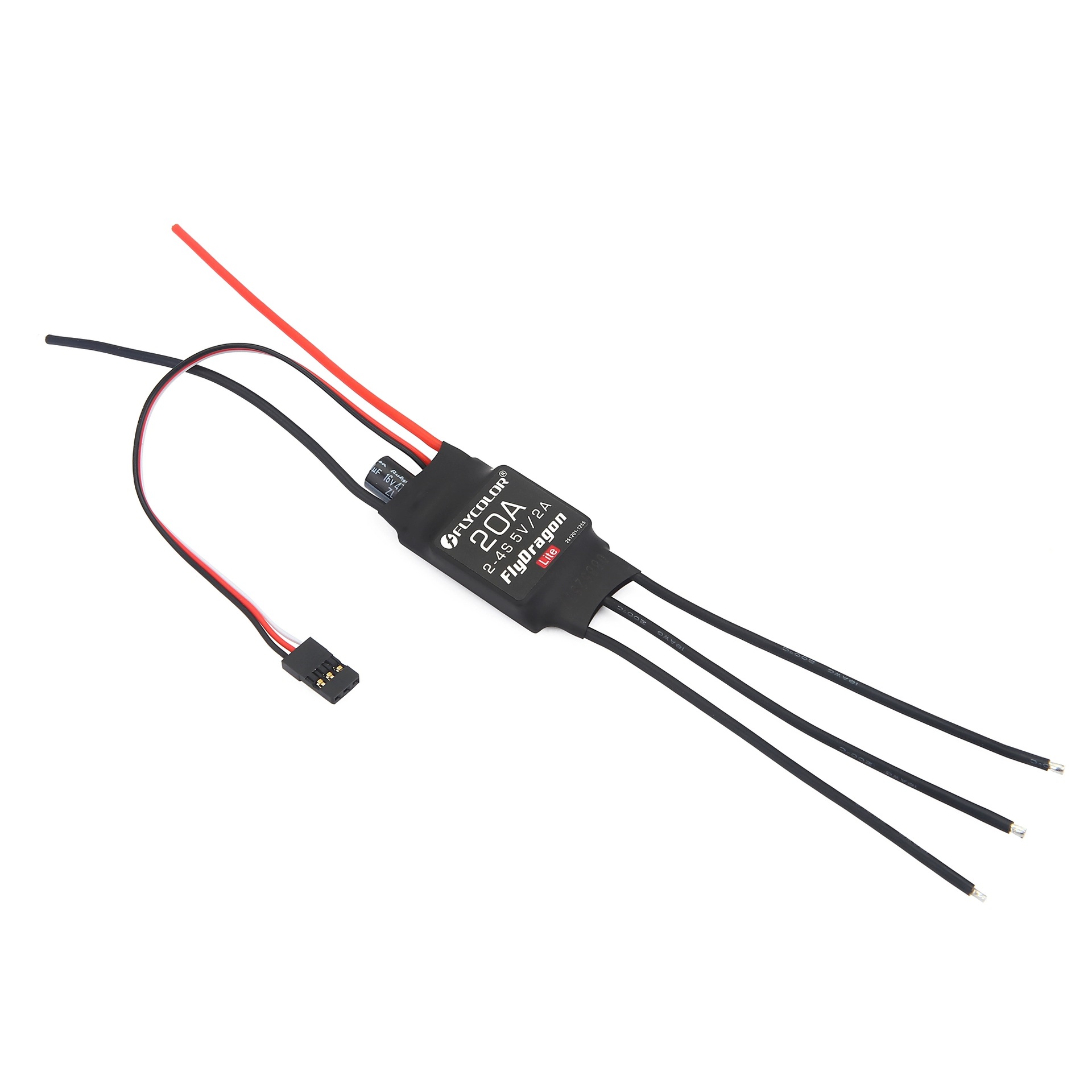 Flydragon Lite Series Model Aircraft ESC Single Way 4S 6S 20A 30A 40A Electronic Speed Controller - Image 3